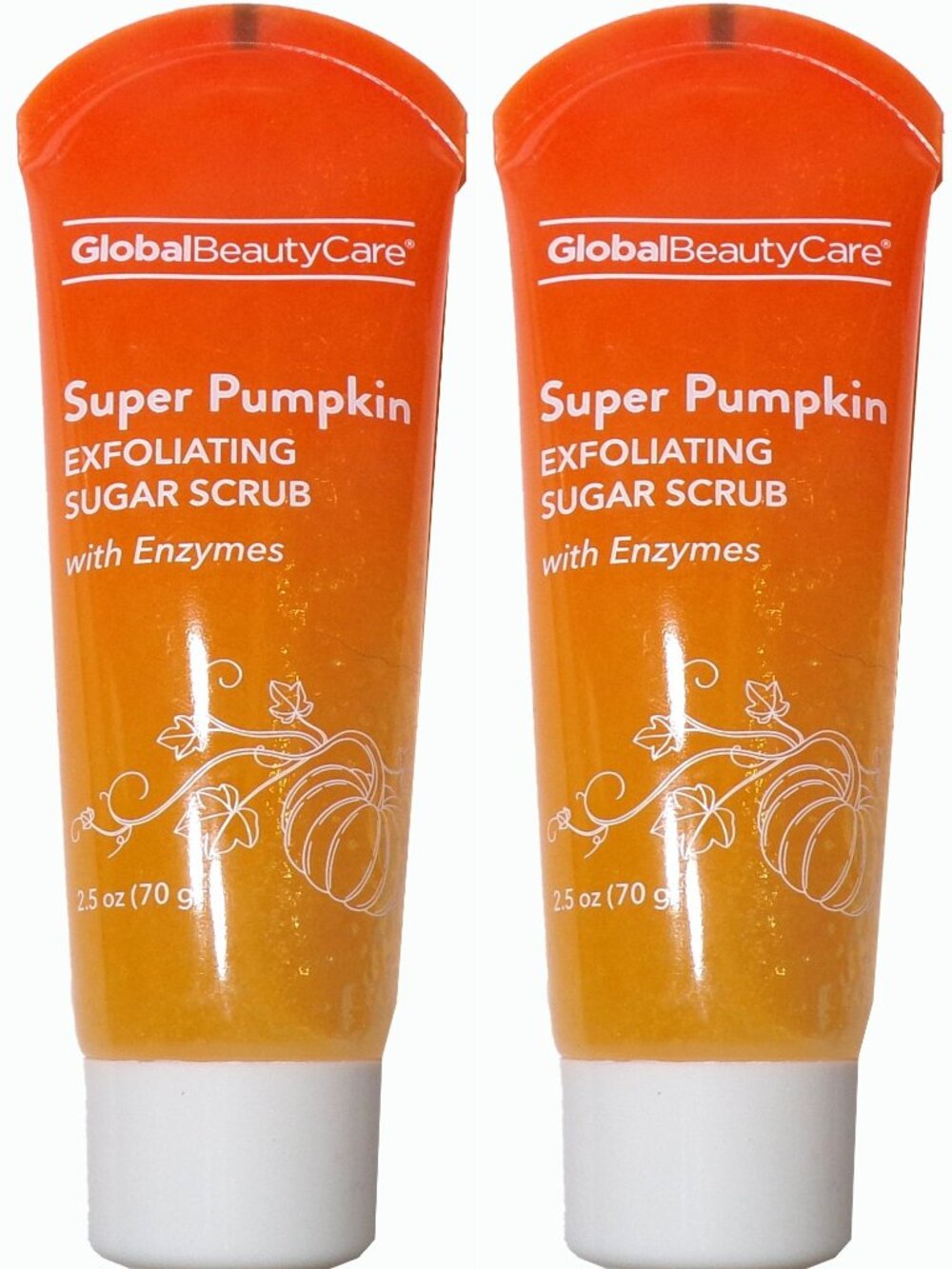 Global Beauty Care Super Pumpkin Exfoliating Sugar Scrub with Enzymes 2.5 oz